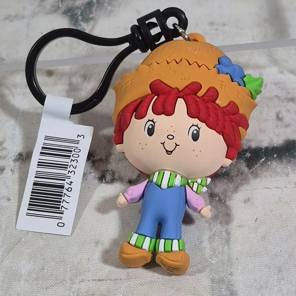 Strawberry Shortcake Figure Bag Clip Mini Doll Keychain Huckleberry Pie New
